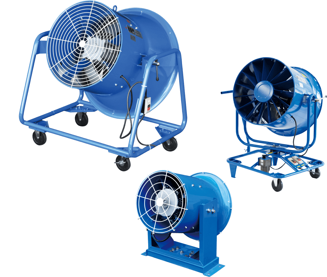 ブルージェットファン（強力送風機）製品紹介画像