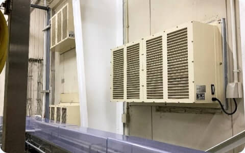 クリーンファン（給気装置）製品設置例の写真3